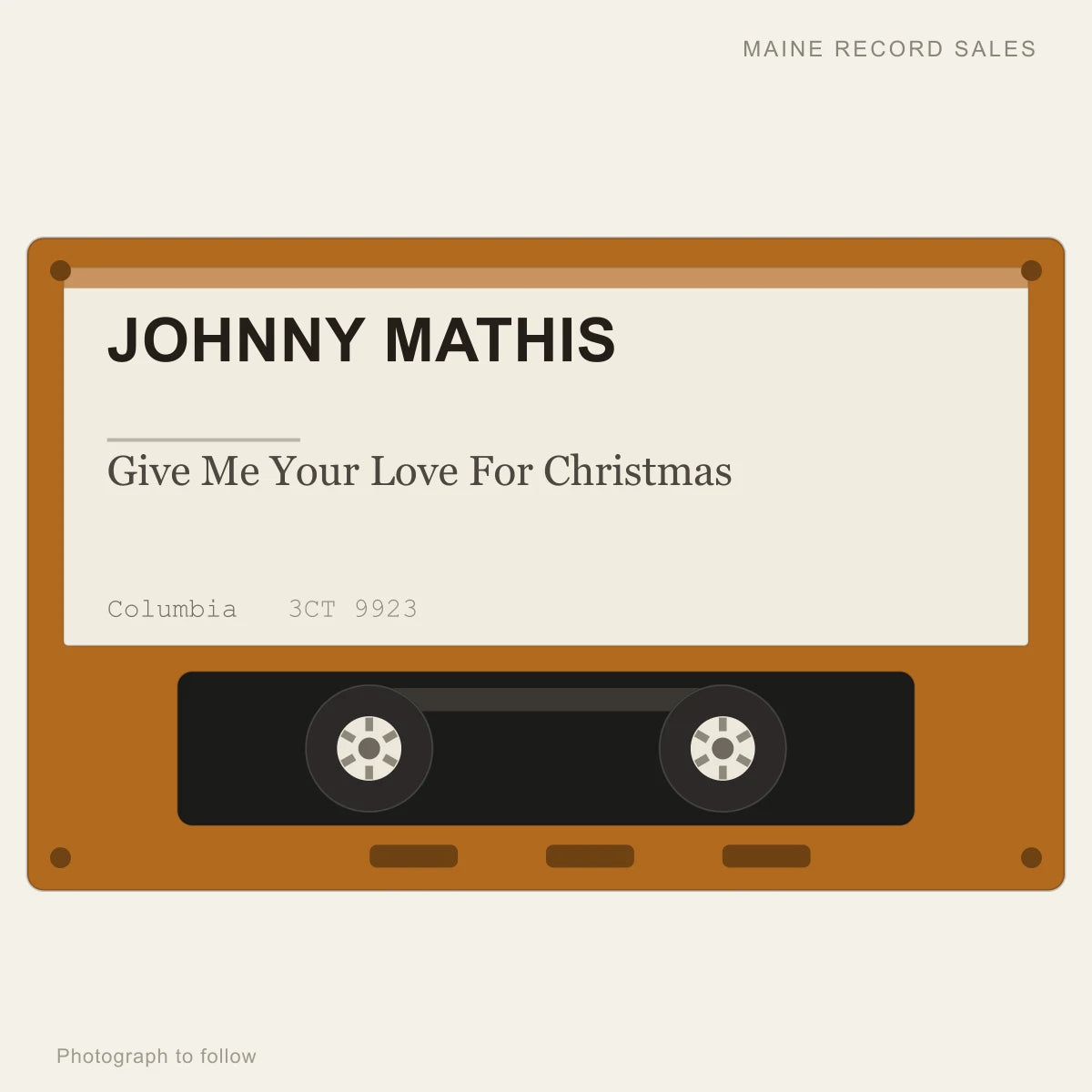 Johnny Mathis - Give Me Your Love For Christmas (placeholder, photograph to follow)