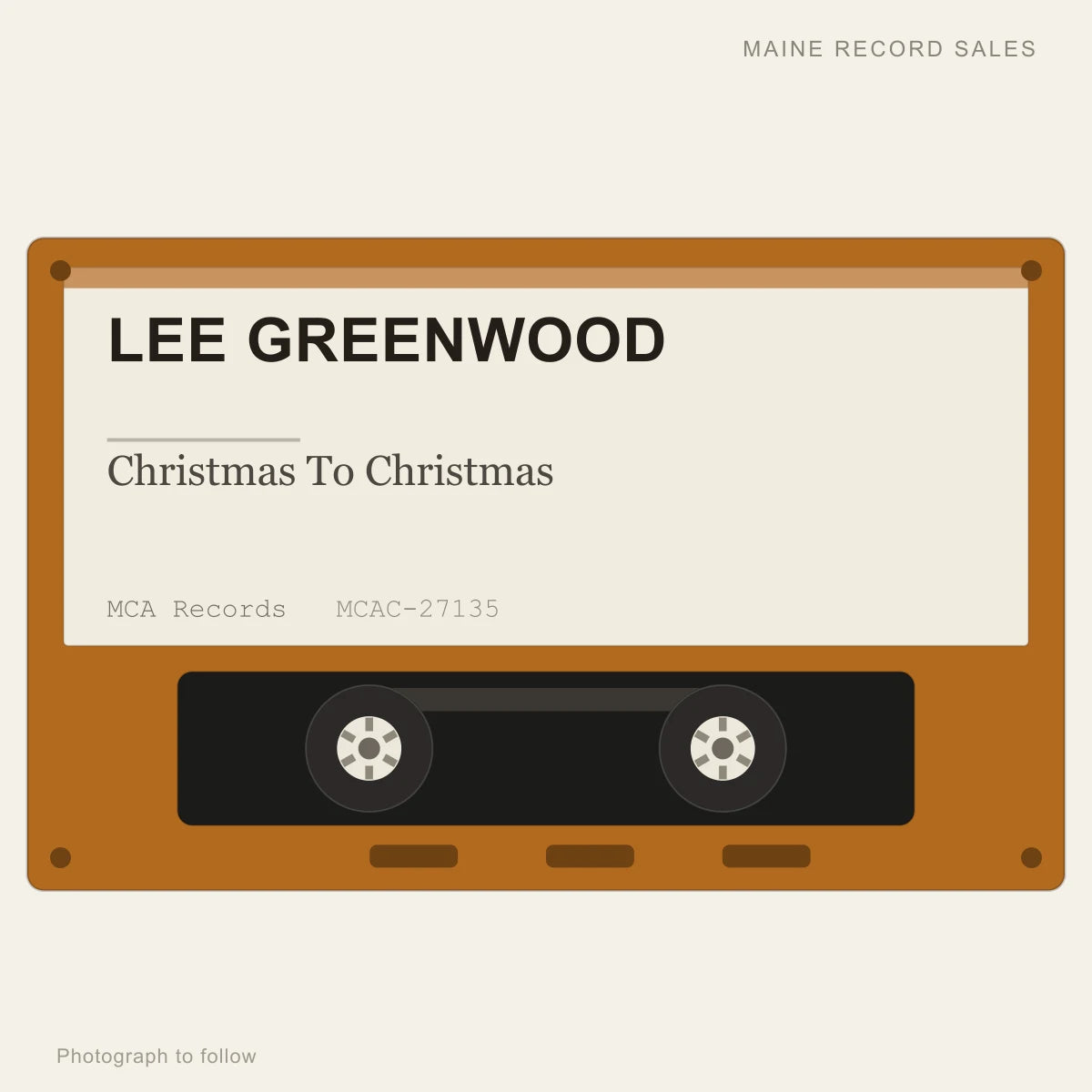 Lee Greenwood - Christmas To Christmas (placeholder, photograph to follow)