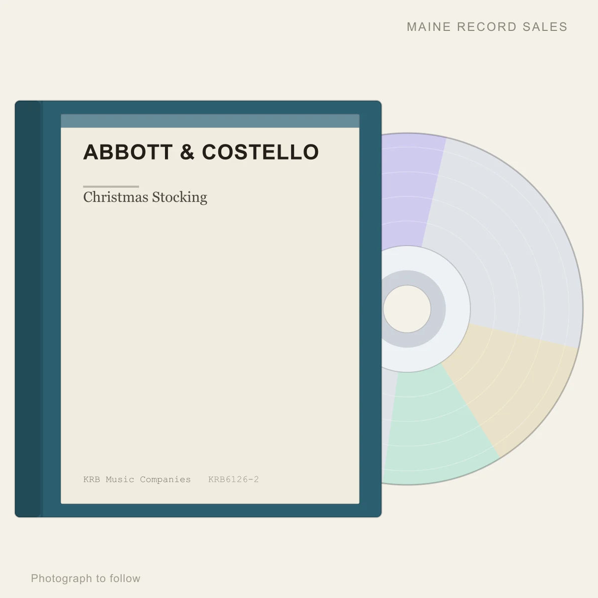 Abbott & Costello - Christmas Stocking (placeholder, photograph to follow)