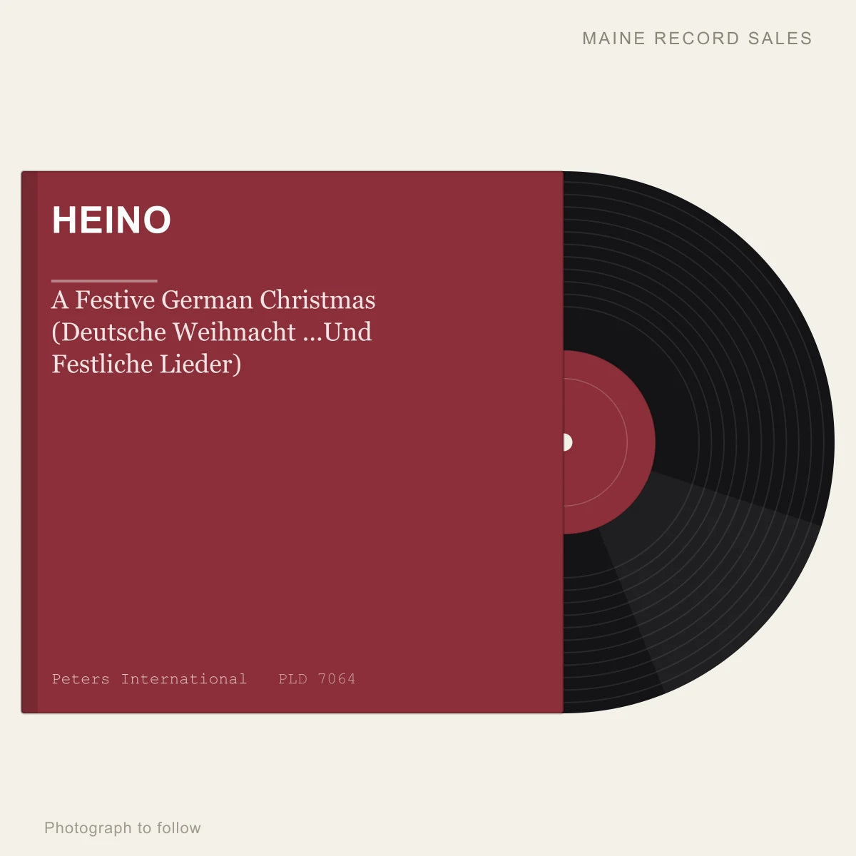 Heino - A Festive German Christmas (Deutsche Weihnacht ...Und Festliche Lieder) (placeholder, photograph to follow)
