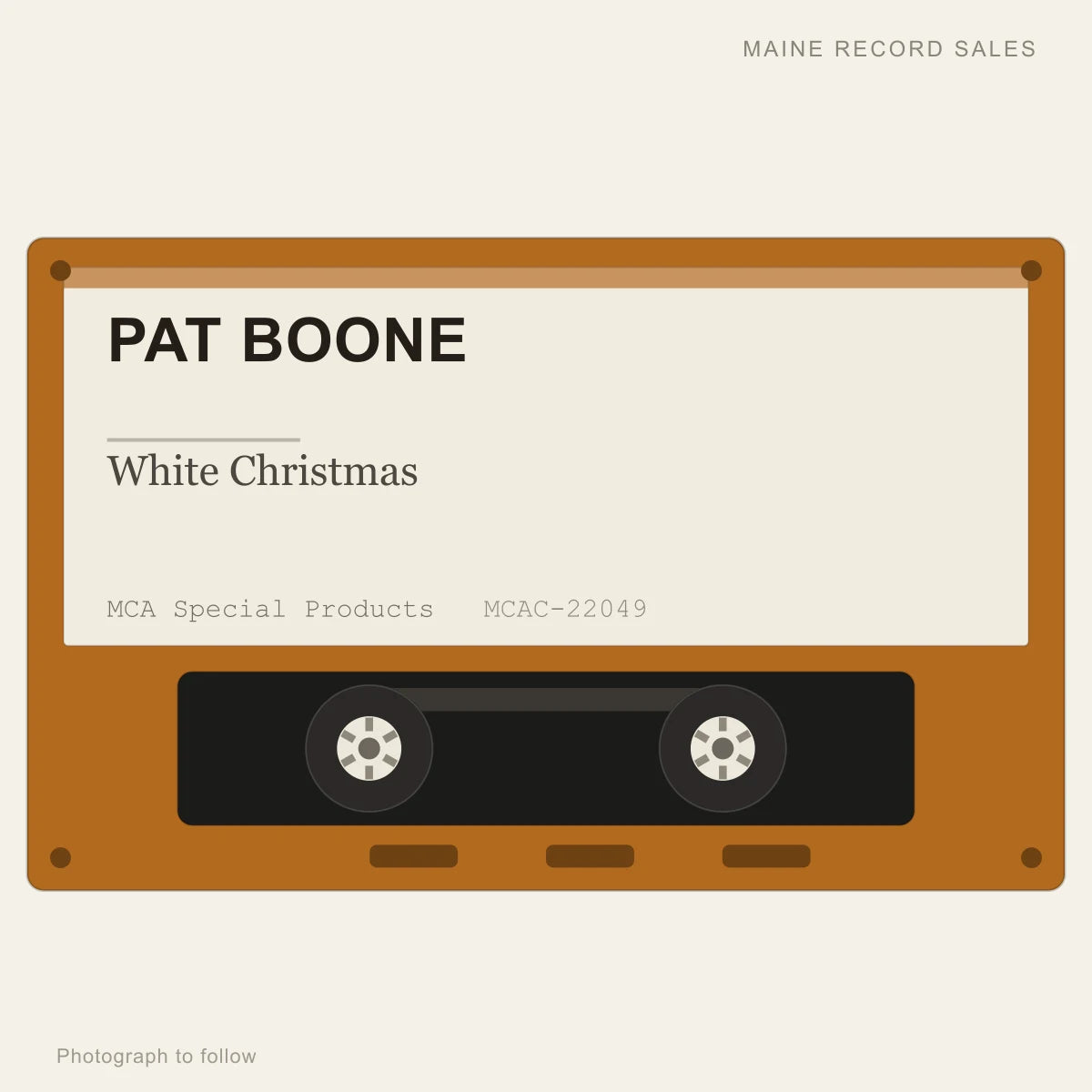 Pat Boone - White Christmas (placeholder, photograph to follow)