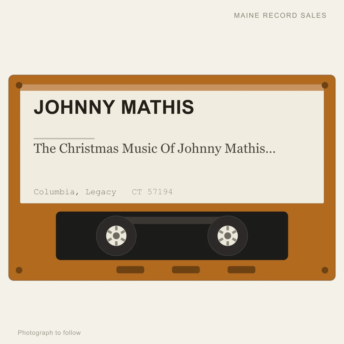 Johnny Mathis - The Christmas Music Of Johnny Mathis: A Personal Collection (placeholder, photograph to follow)