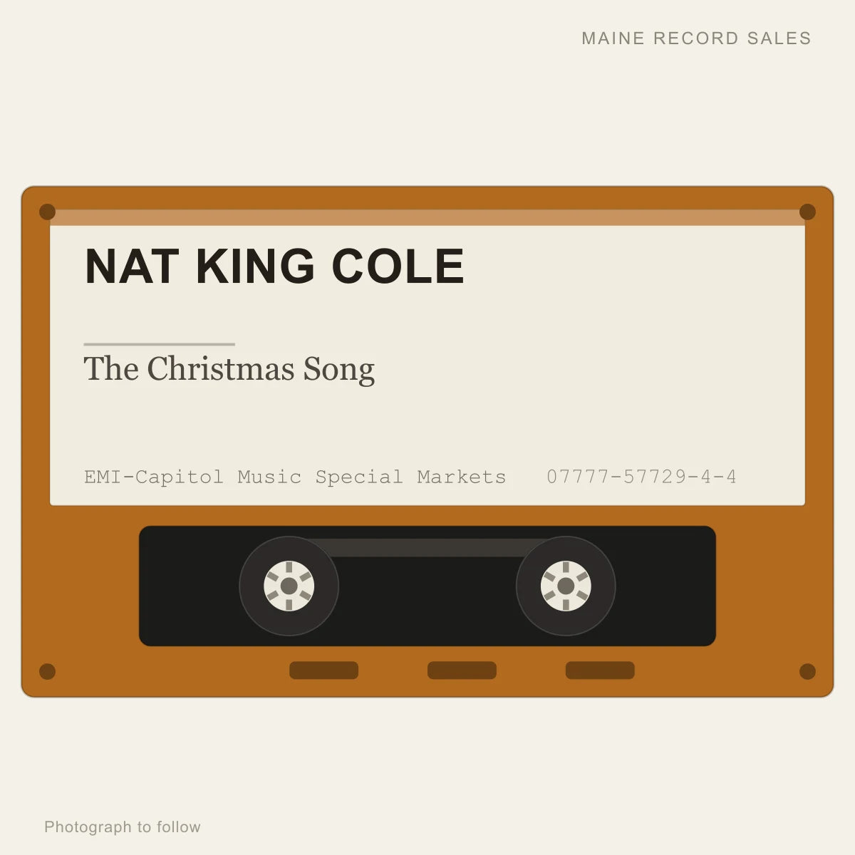 Nat King Cole - The Christmas Song (placeholder, photograph to follow)