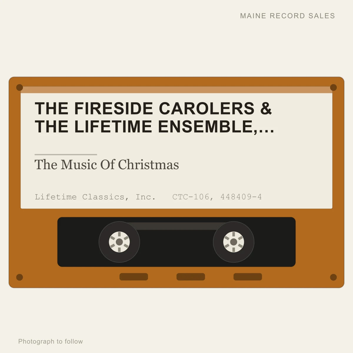 The Fireside Carolers & The Lifetime Ensemble, The Universal Christmas Orchestra - The Music Of Christmas (placeholder, photograph to follow)