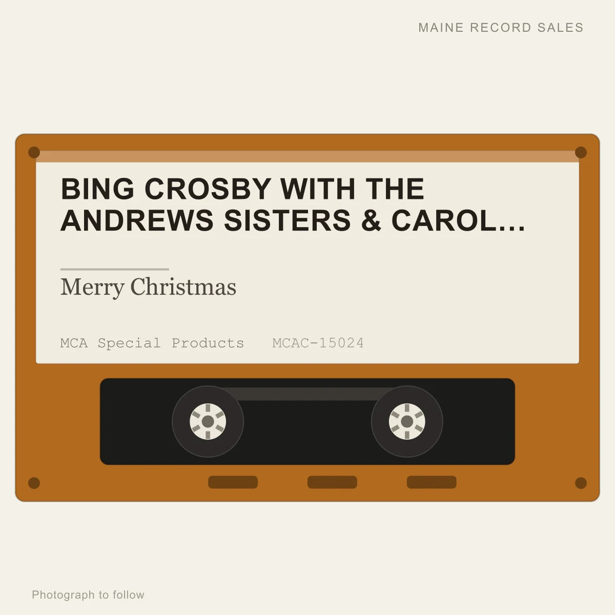 Bing Crosby With The Andrews Sisters & Carol Richards - Merry Christmas (placeholder, photograph to follow)