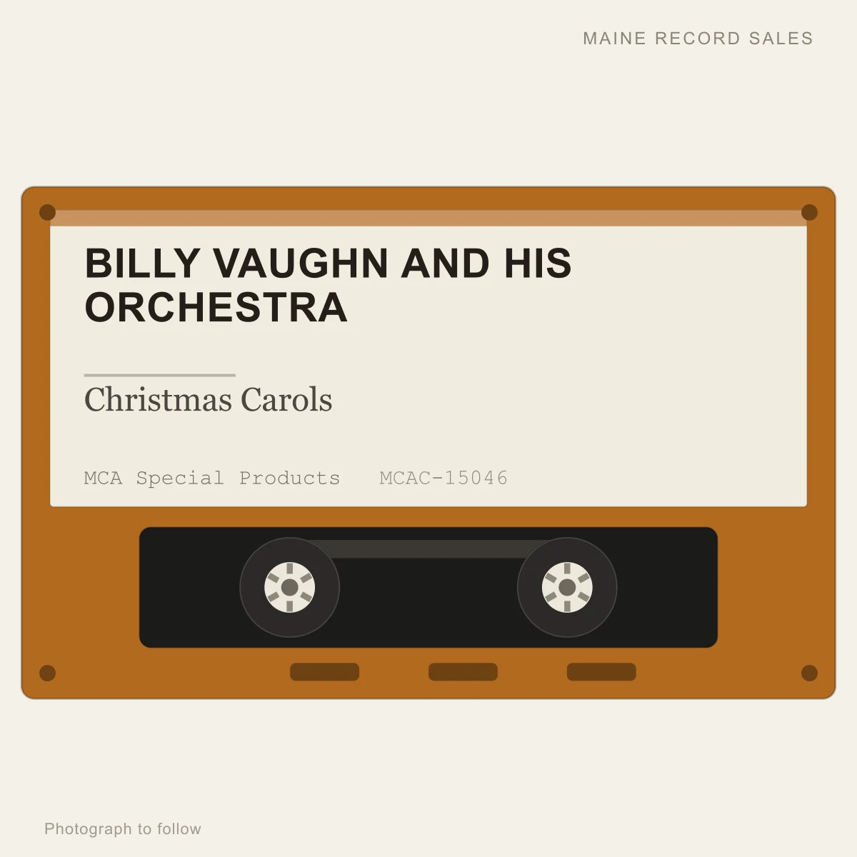 Billy Vaughn And His Orchestra - Christmas Carols (placeholder, photograph to follow)