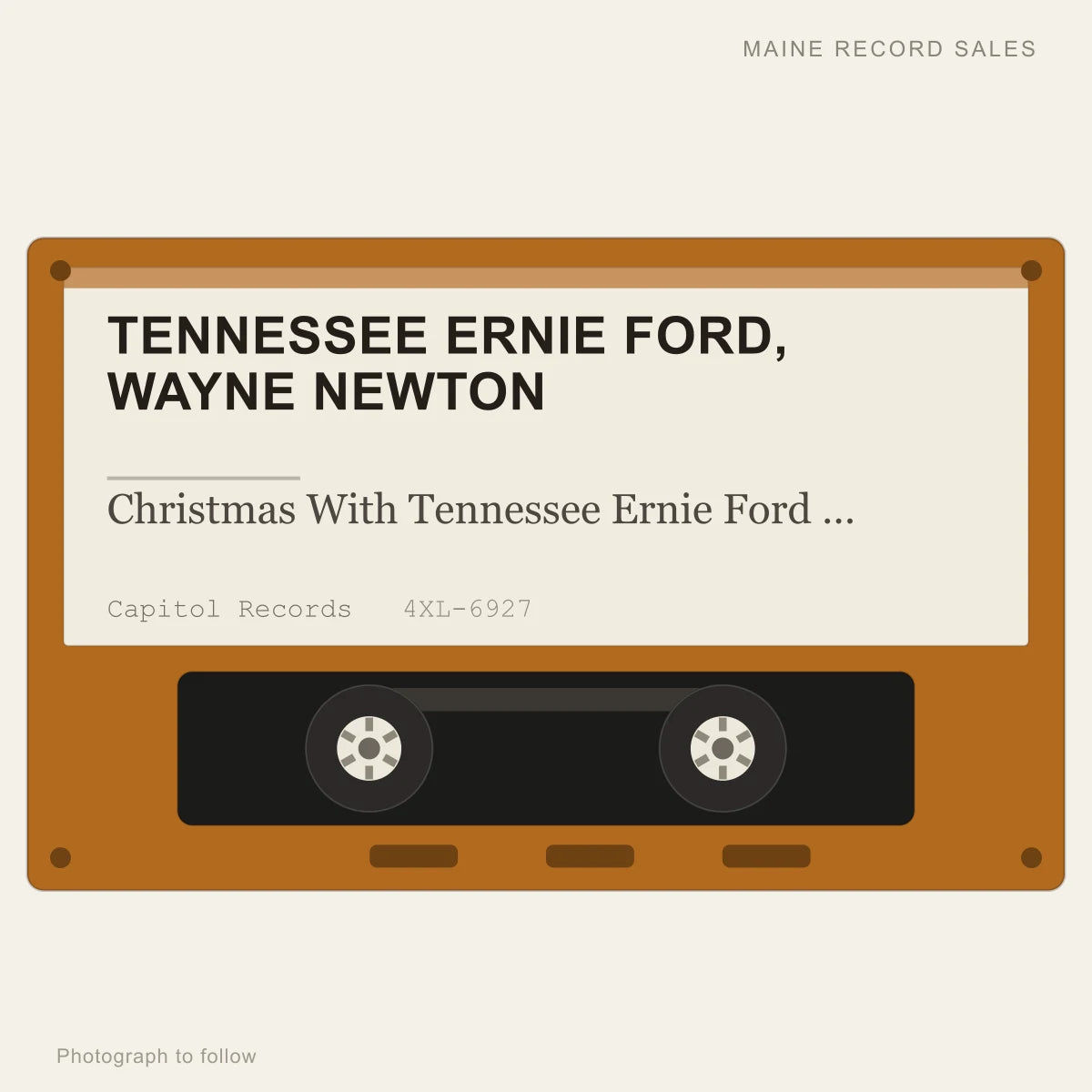 Tennessee Ernie Ford, Wayne Newton - Christmas With Tennessee Ernie Ford & Wayne Newton (placeholder, photograph to follow)