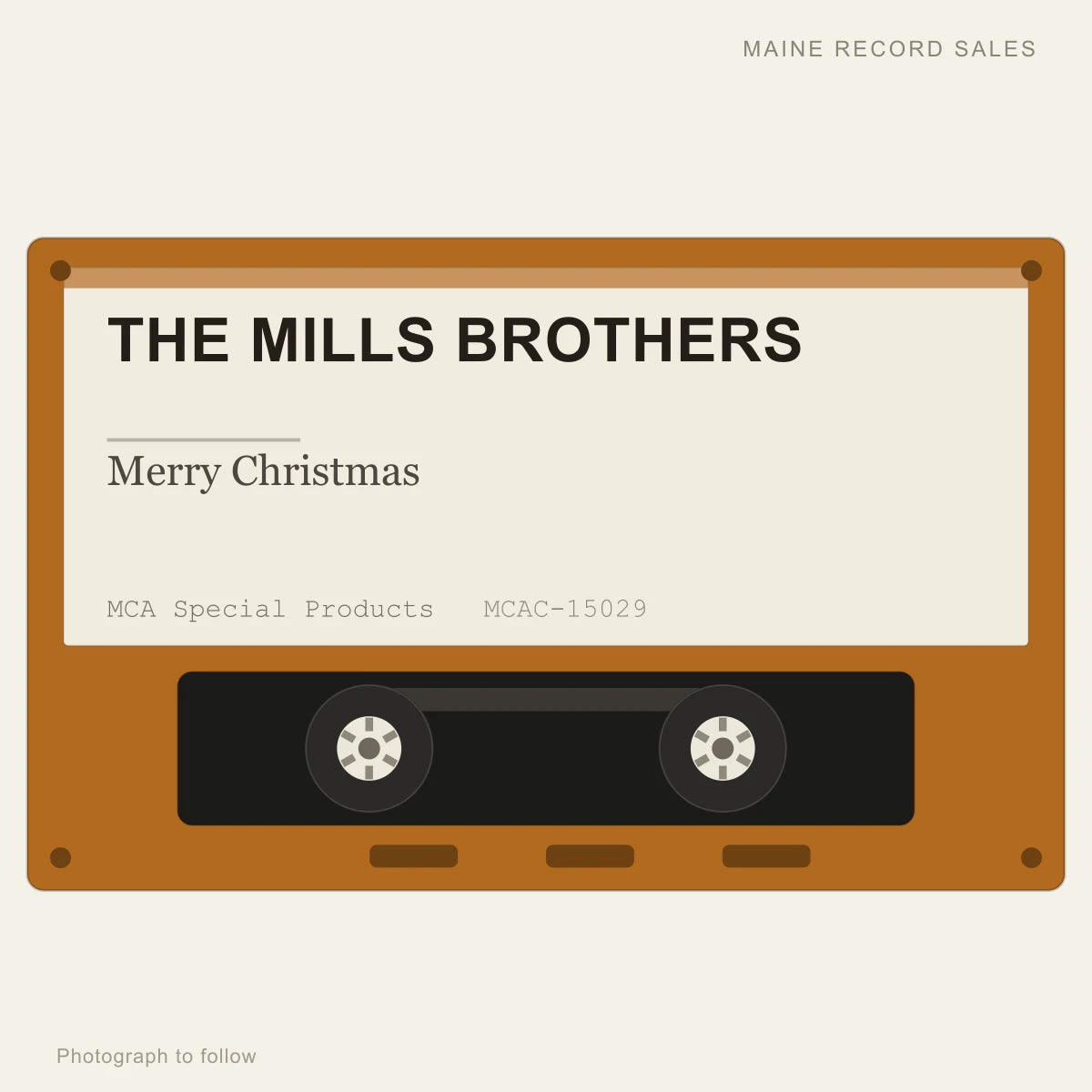 The Mills Brothers - Merry Christmas (placeholder, photograph to follow)