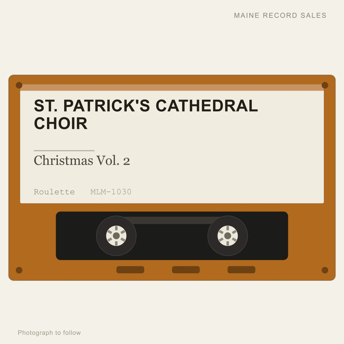St. Patrick's Cathedral Choir - Christmas Vol. 2 (placeholder, photograph to follow)