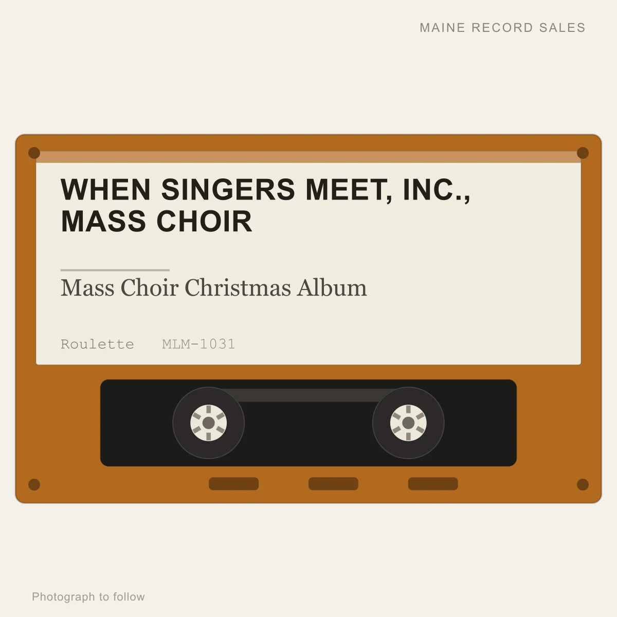 When Singers Meet, Inc., Mass Choir - Mass Choir Christmas Album (placeholder, photograph to follow)