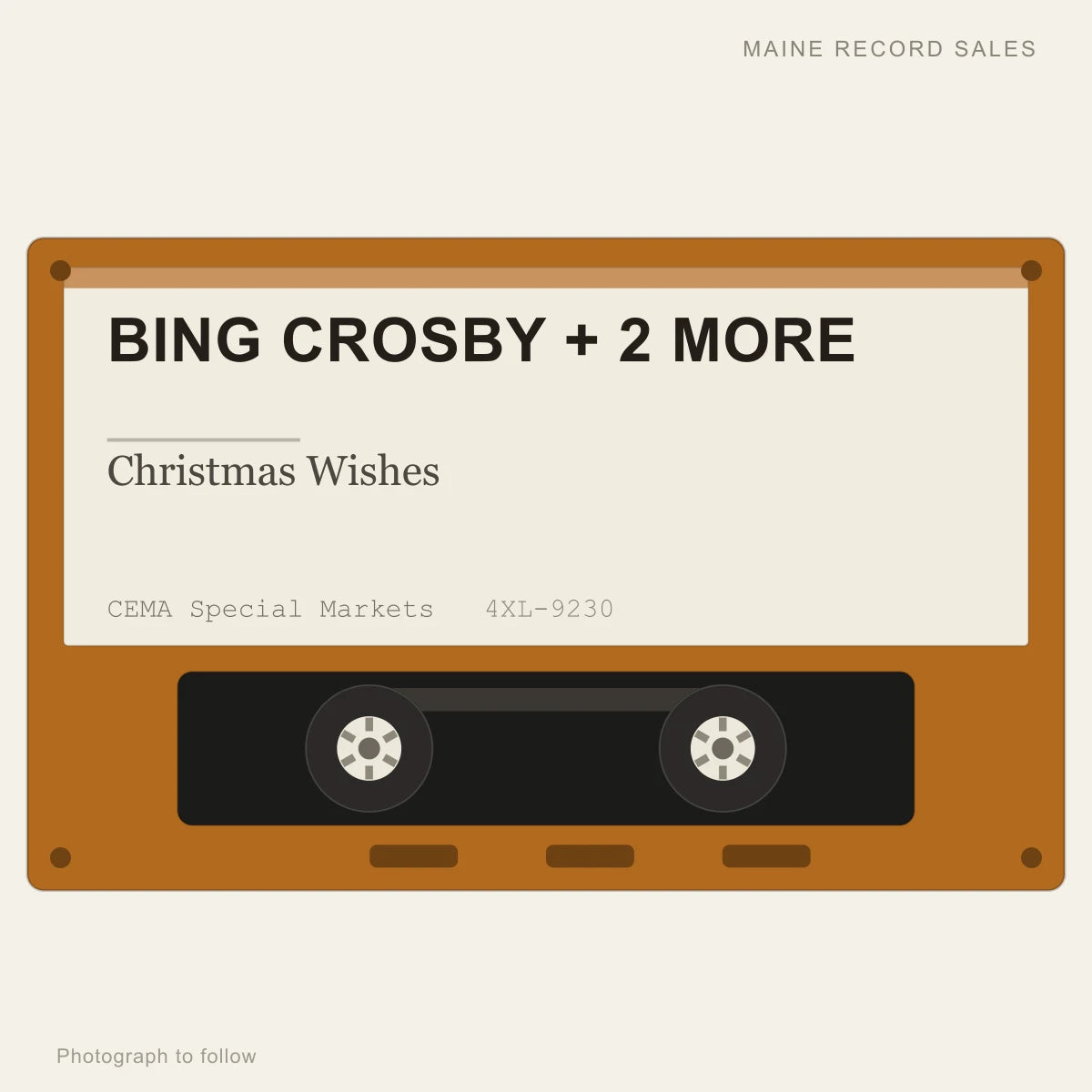 Bing Crosby, Carmen Dragon, The Hollywood Bowl Symphony Orchestra - Christmas Wishes (placeholder, photograph to follow)
