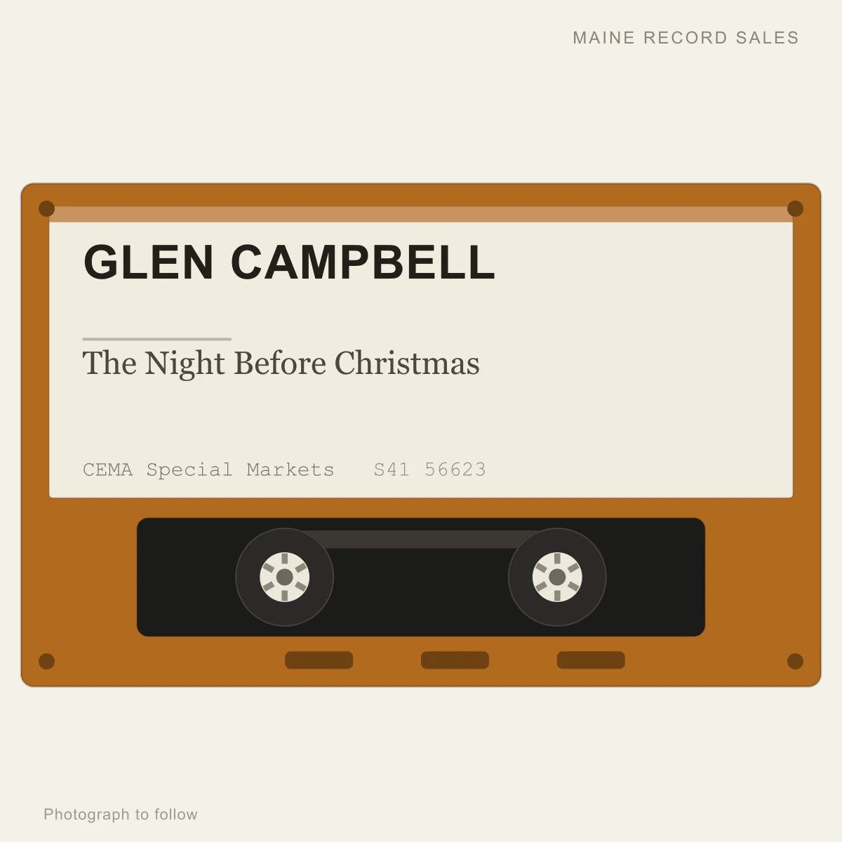 Glen Campbell - The Night Before Christmas (placeholder, photograph to follow)