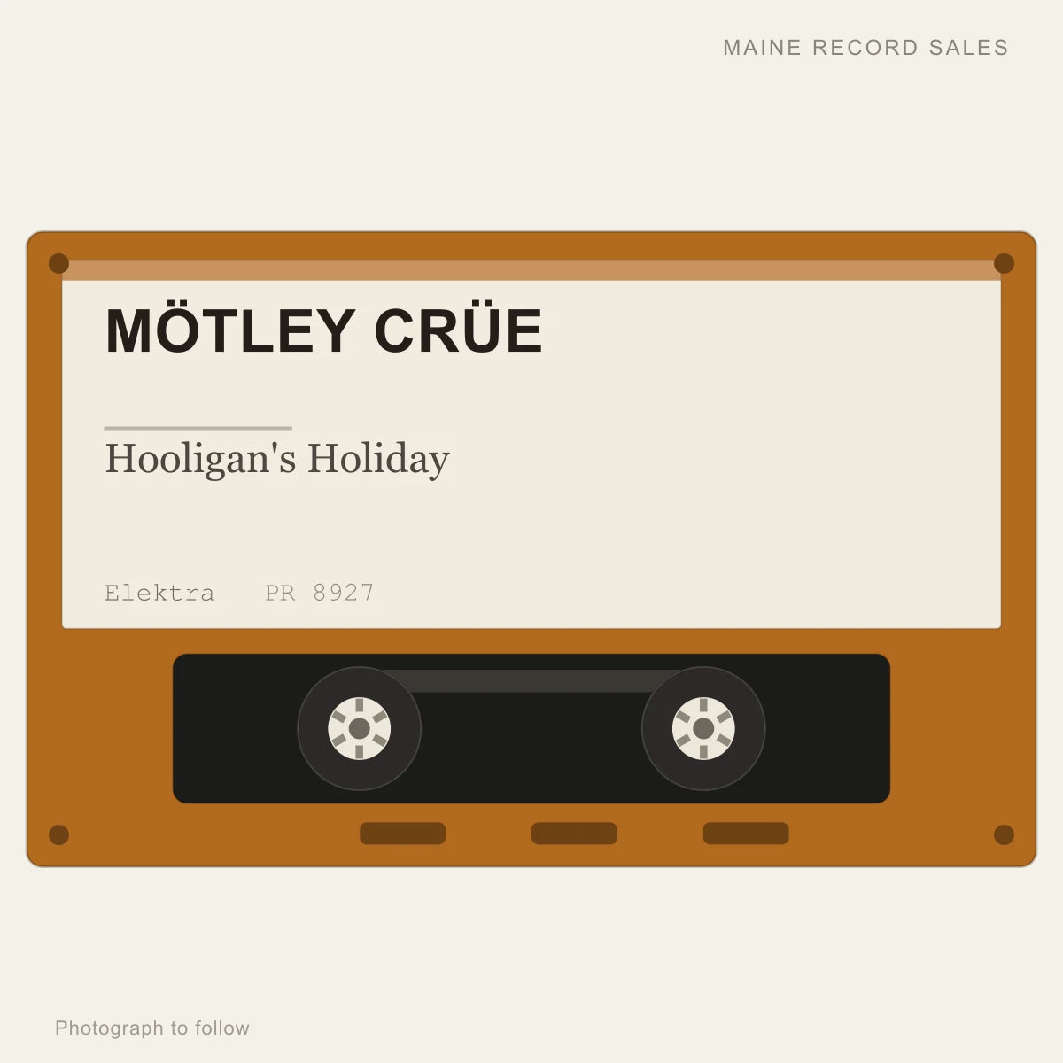 Mötley Crüe - Hooligan's Holiday (placeholder, photograph to follow)