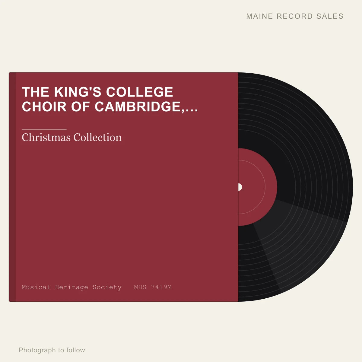 The King's College Choir Of Cambridge, David Willcocks, Simon Preston, Andrew Davis - Christmas Collection (placeholder, photograph to follow)