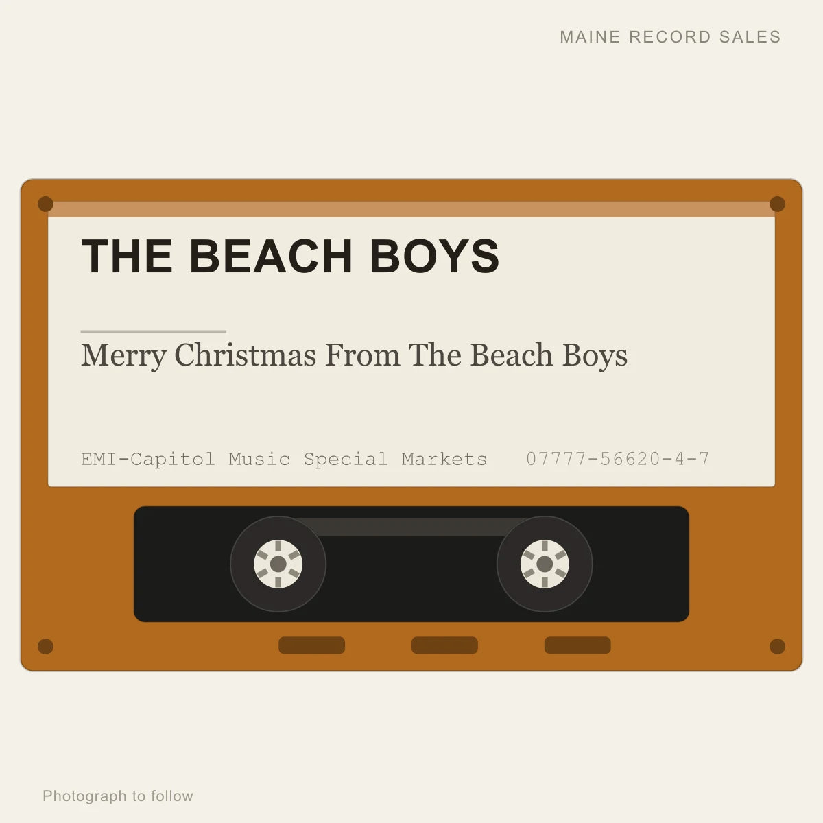The Beach Boys - Merry Christmas From The Beach Boys (placeholder, photograph to follow)