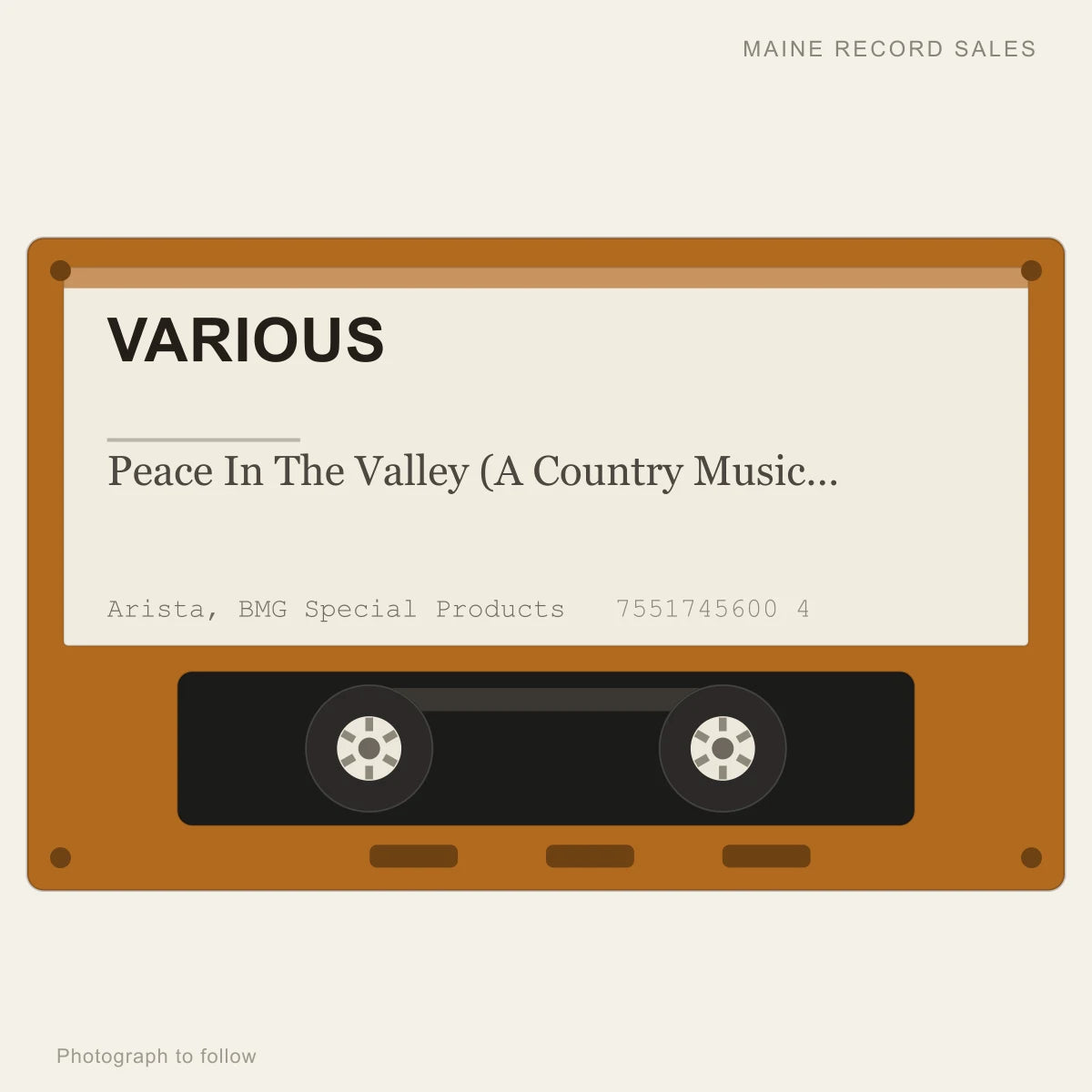 Various - Peace In The Valley (A Country Music Journey Through Gospel) (placeholder, photograph to follow)