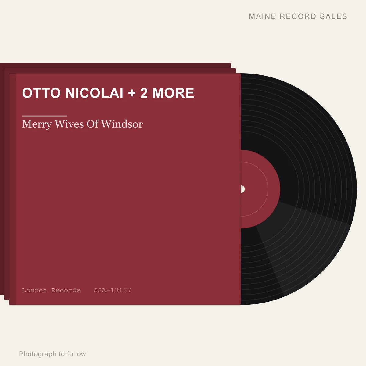 Otto Nicolai, Symphonie-Orchester Des Bayerischen Rundfunks, Rafael Kubelik - Merry Wives Of Windsor (placeholder, photograph to follow)
