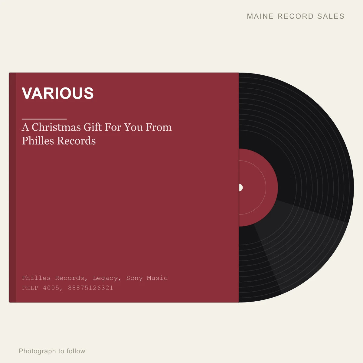 Various - A Christmas Gift For You From Philles Records (placeholder, photograph to follow)