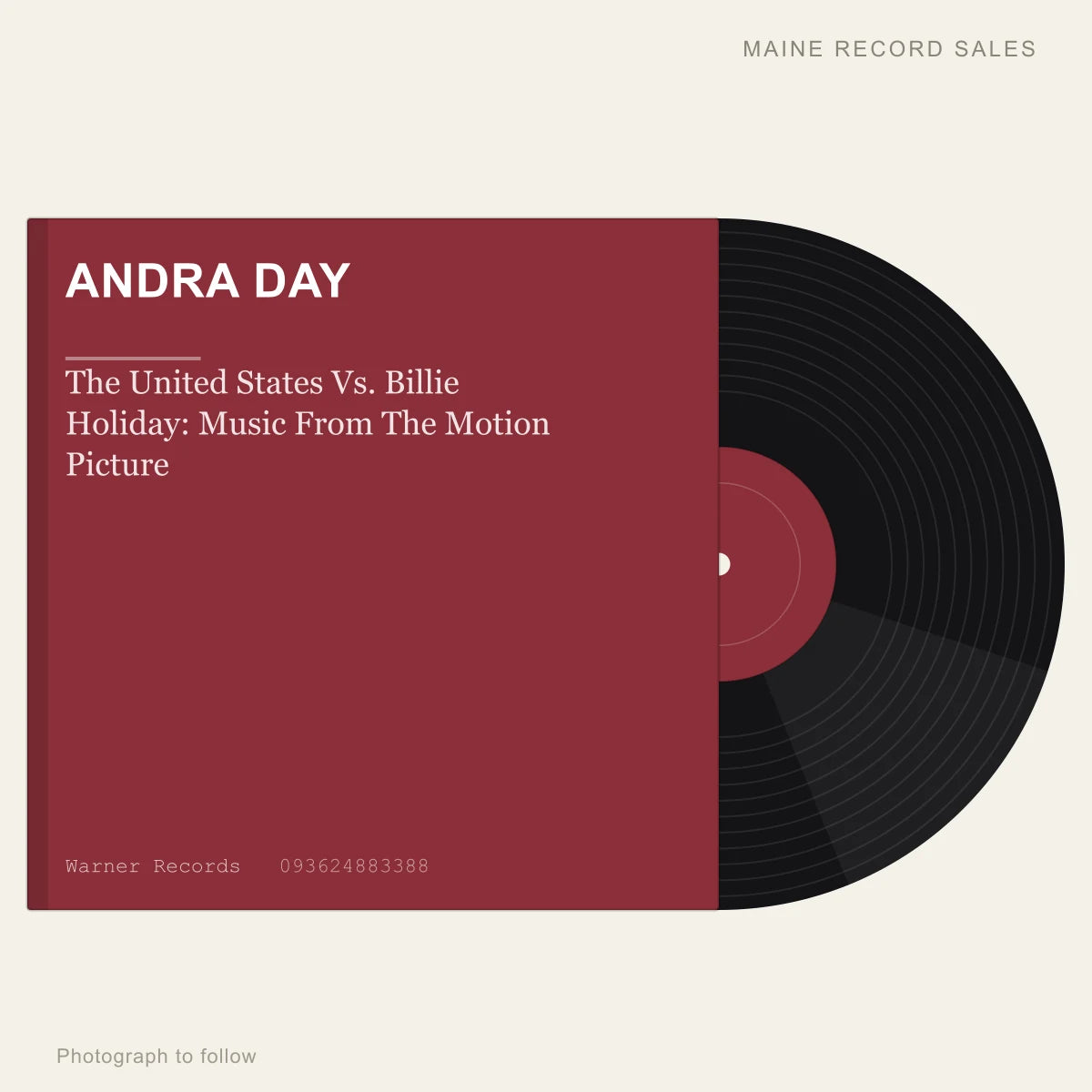 Andra Day - The United States Vs. Billie Holiday: Music From The Motion Picture (placeholder, photograph to follow)