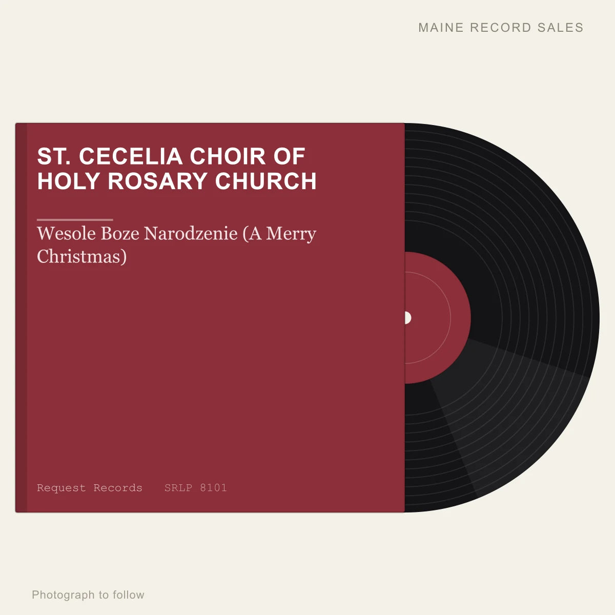 St. Cecelia Choir Of Holy Rosary Church - Wesole Boze Narodzenie (A Merry Christmas) (placeholder, photograph to follow)