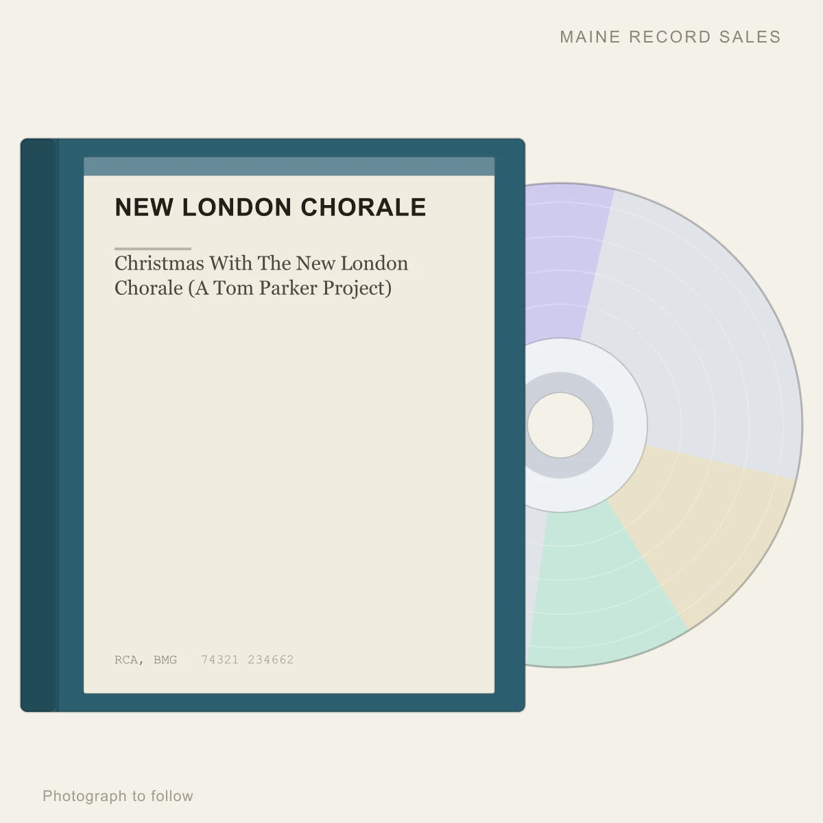 New London Chorale - Christmas With The New London Chorale (A Tom Parker Project) (placeholder, photograph to follow)