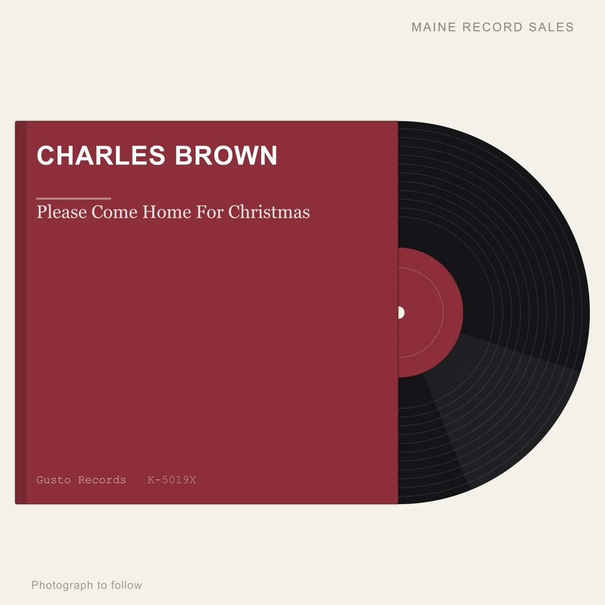 Charles Brown - Please Come Home For Christmas (placeholder, photograph to follow)