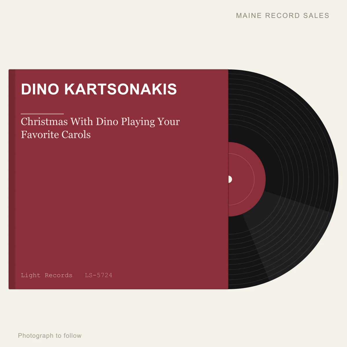 Dino Kartsonakis - Christmas With Dino Playing Your Favorite Carols (placeholder, photograph to follow)