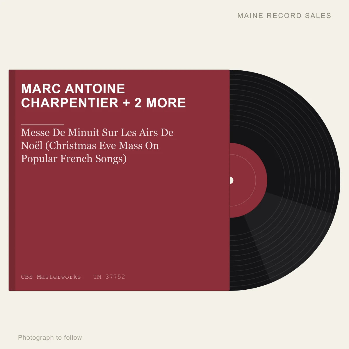 Marc Antoine Charpentier, Jean-Claude Malgoire, La Grande Ecurie Et La Chambre Du Roy - Messe De Minuit Sur Les Airs De  (placeholder, photograph to follow)