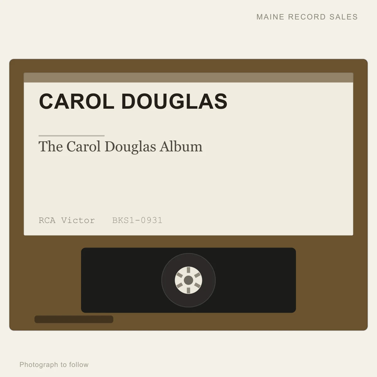Carol Douglas - The Carol Douglas Album (placeholder, photograph to follow)
