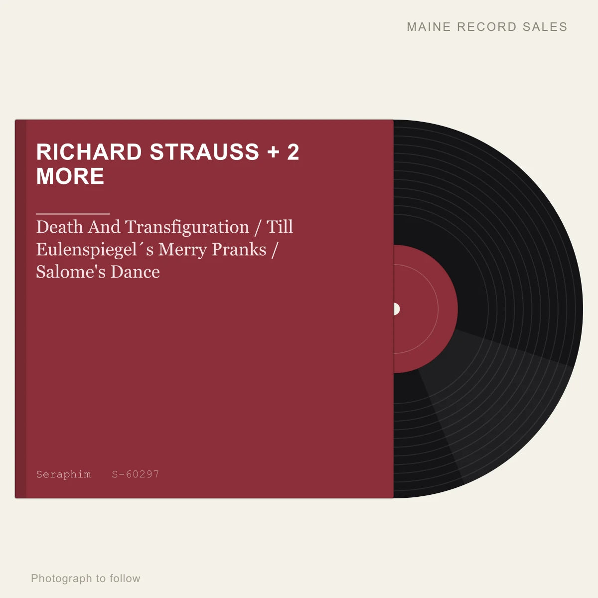 Richard Strauss, Rudolf Kempe, Staatskapelle Dresden - Death And Transfiguration / Till Eulenspiegel´s Merry Pranks / Sa (placeholder, photograph to follow)